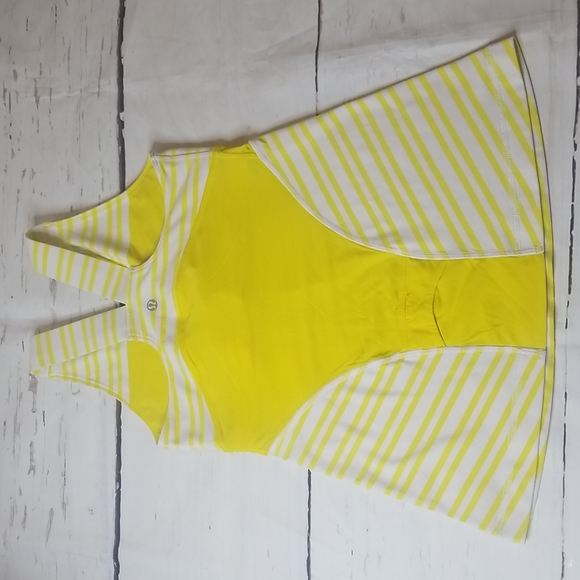 LULULEMON Sizzle Yellow White Stripe - Picture 8 of 16